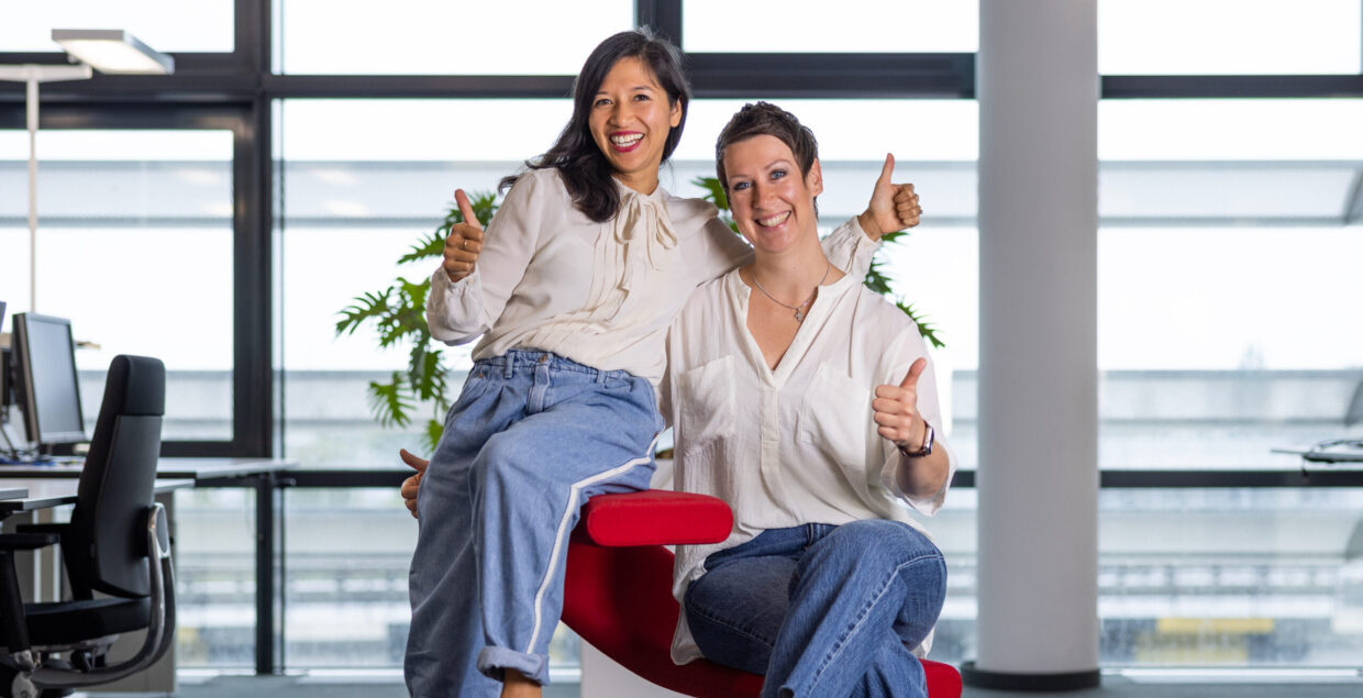 „Eins plus eins ist drei!“  Ein Gespräch über Jobsharing mit Anni Salzer und Caren Laib von Vodafone